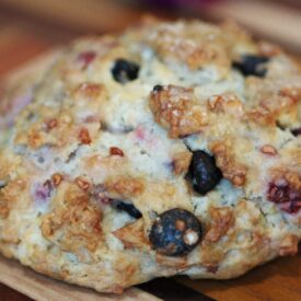 Raspberry Dark Chocolate Scone